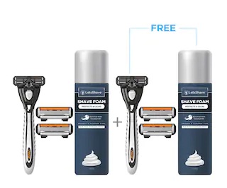 India Desire : Paytmmall: Get Upto 55% Off + Extra 50% Cashback On Dorco LetsShave Saving Kits